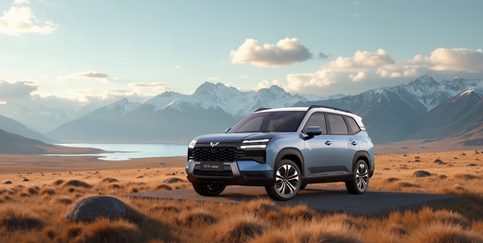 五菱新SUV星光560官图发布啦[憧憬]定位家用SUV，有燃油、插混、纯电三种动