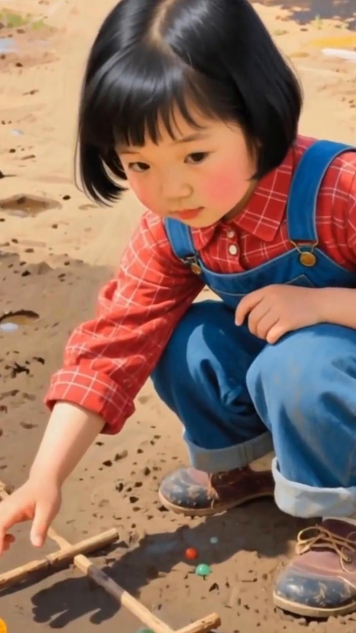 七十年代的夏天，蝉鸣声里藏着孩子们的笑声。没有电子游戏，一根皮筋就能跳出一整天的