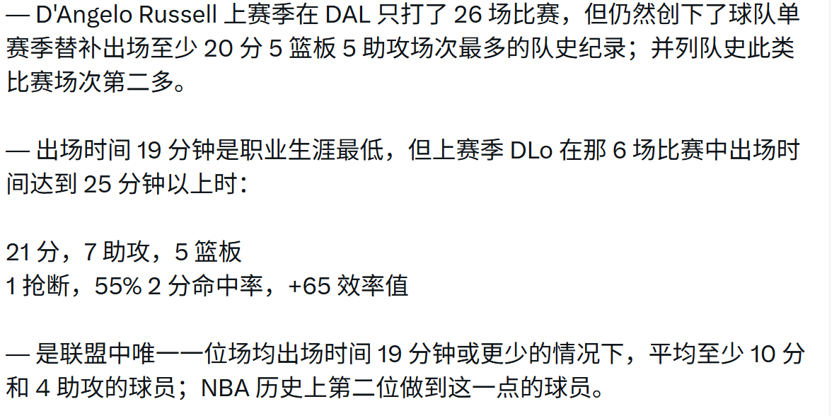 拉塞尔自己转发了一条社交媒体，并配文说“鸟在笼子里飞不起来” 