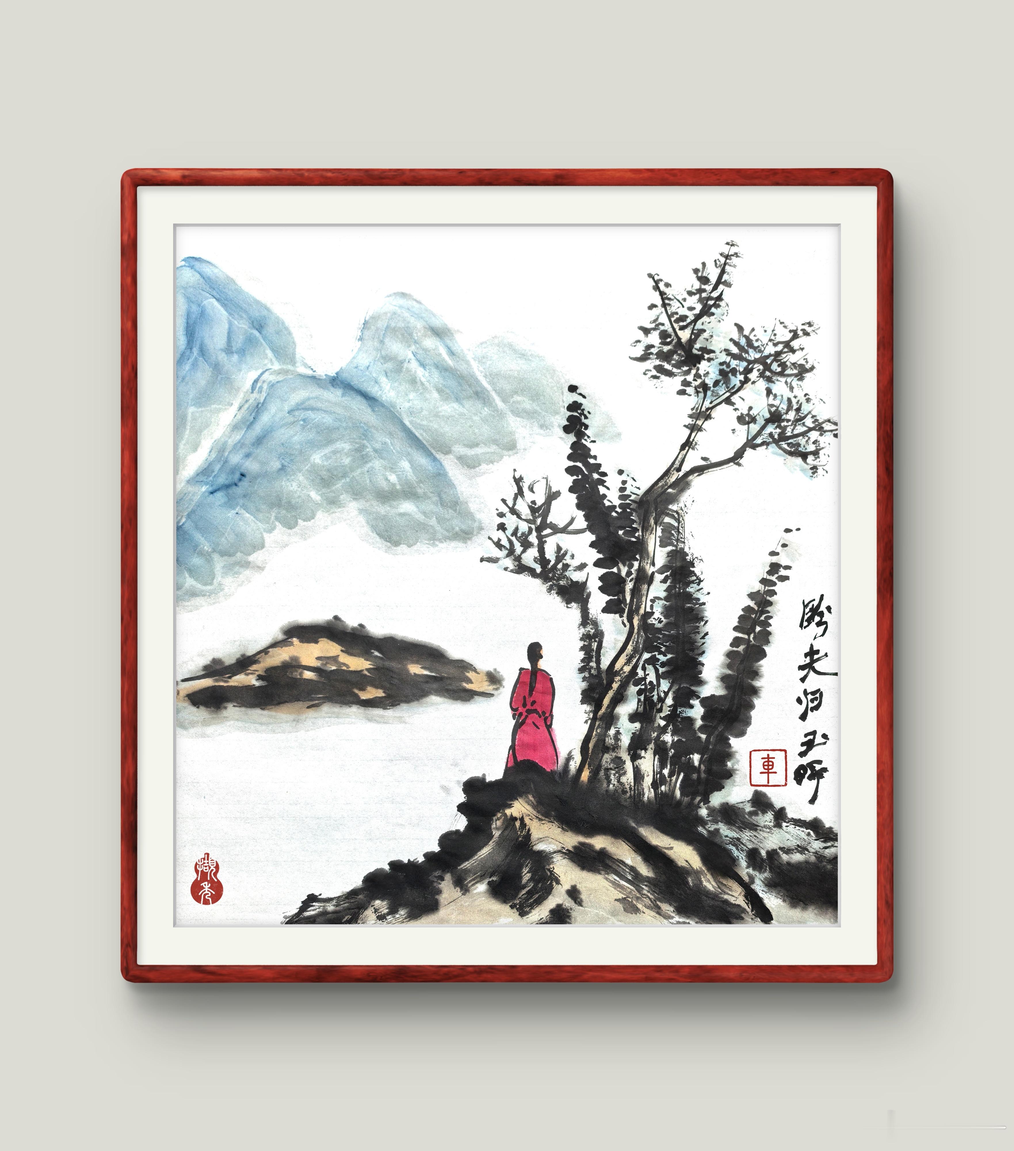 连天的雨，正是思念的日子， 