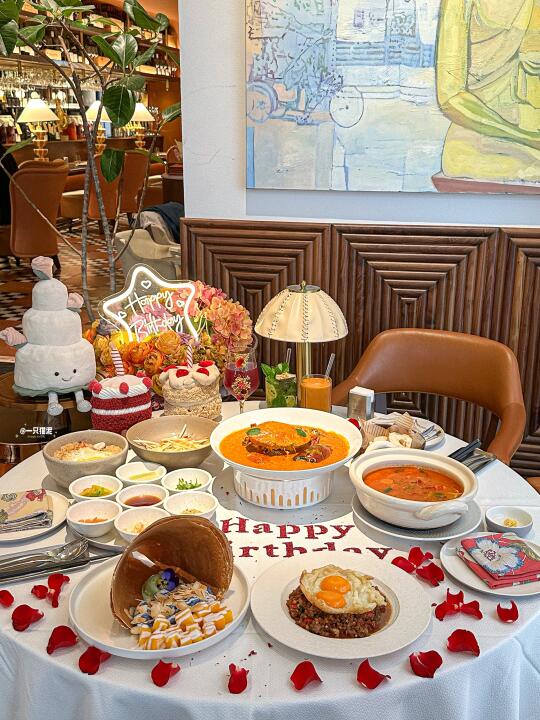 上海氛围感生日餐厅🎂好吃又好看超出片