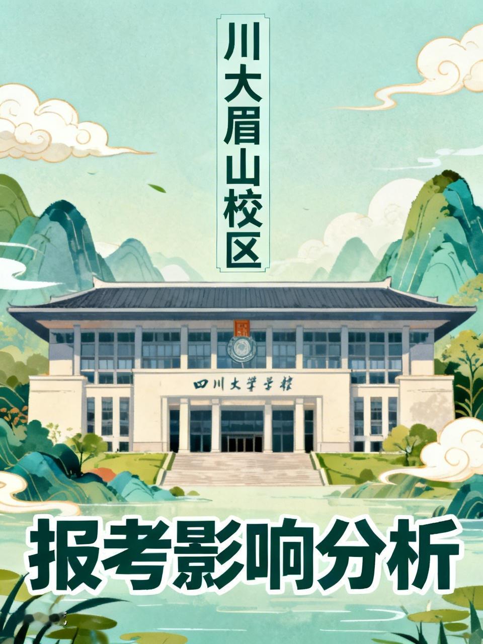 川大启用眉山校区会不会影响报考，得从多方面看。川大本身是西部高水平综合大学，底蕴