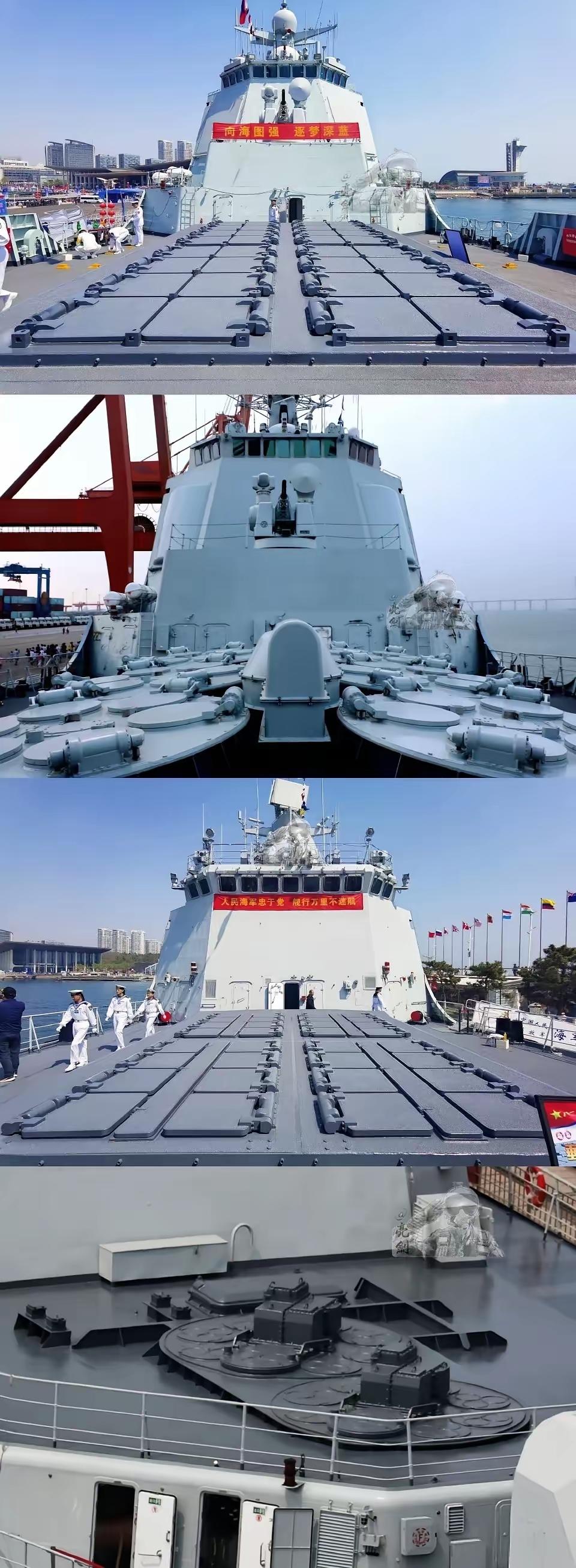 052D、052C、054A的垂发系统各有特点。
052C的垂发是专属蜂窝煤圆形