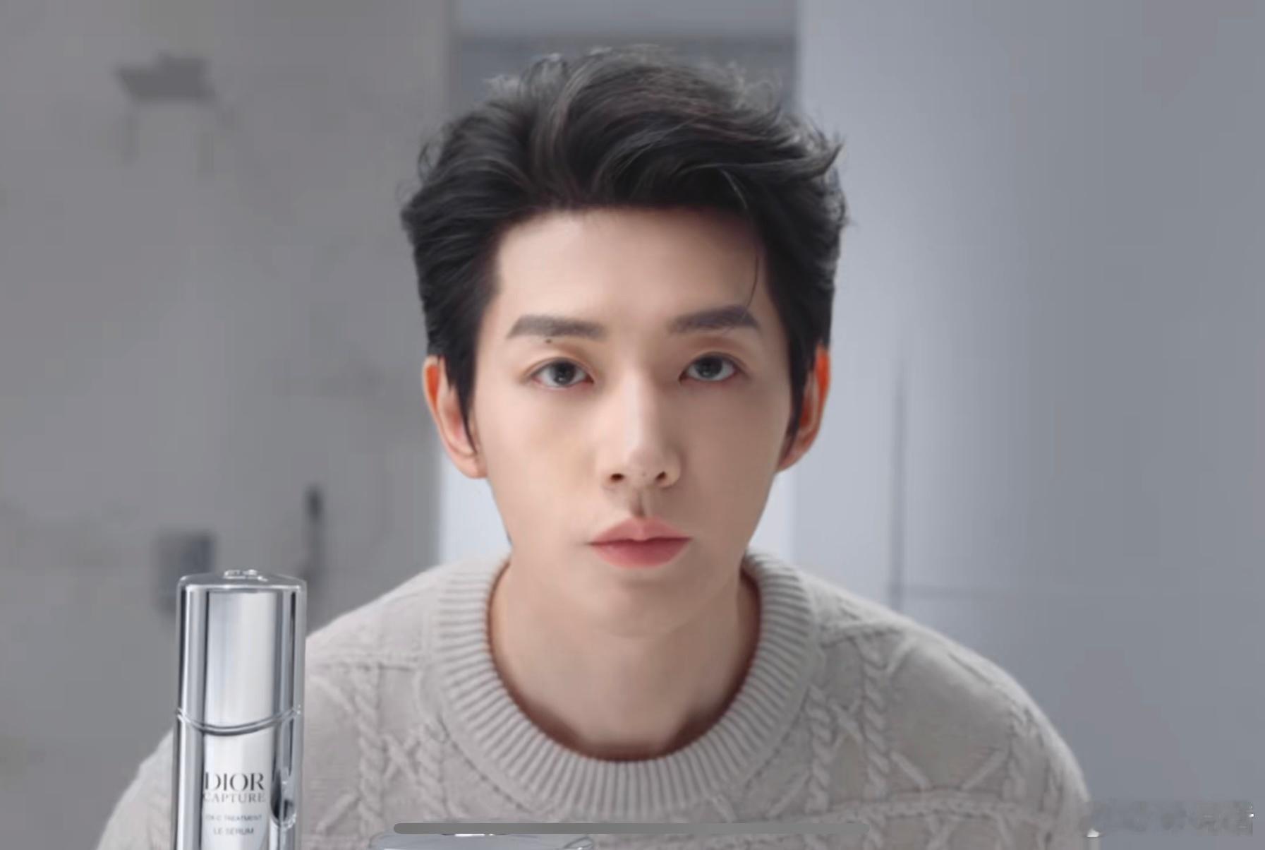 迪奥品牌大使 护肤线代言人全新TVC，好高级的一张脸！原来生日直播说拍的广告就是