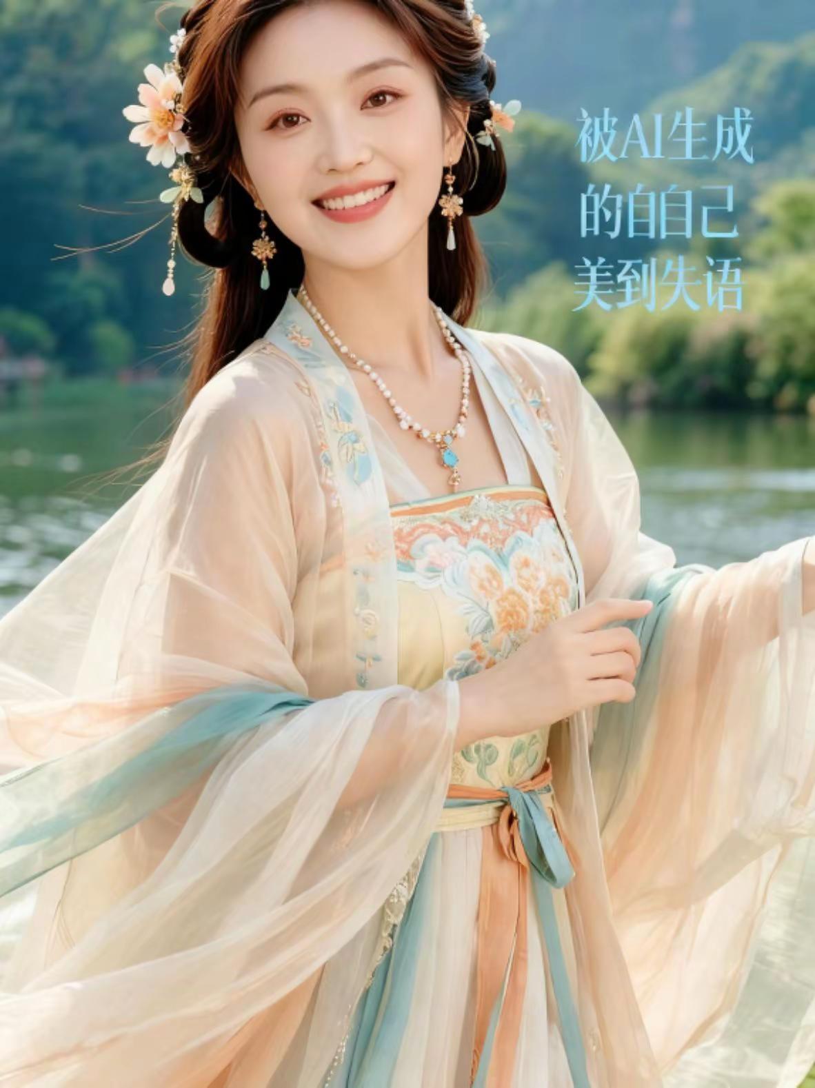 AI古装仙女氛围感照 ai创作 玩法达人