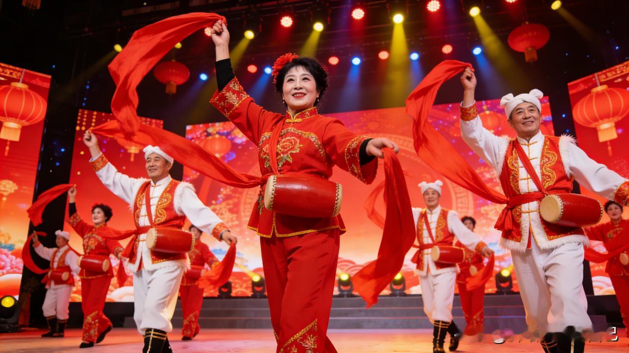 榆林的叔叔阿姨们直接把老年春晚玩成顶流现场！2026这波操作我服了！
 
家人们