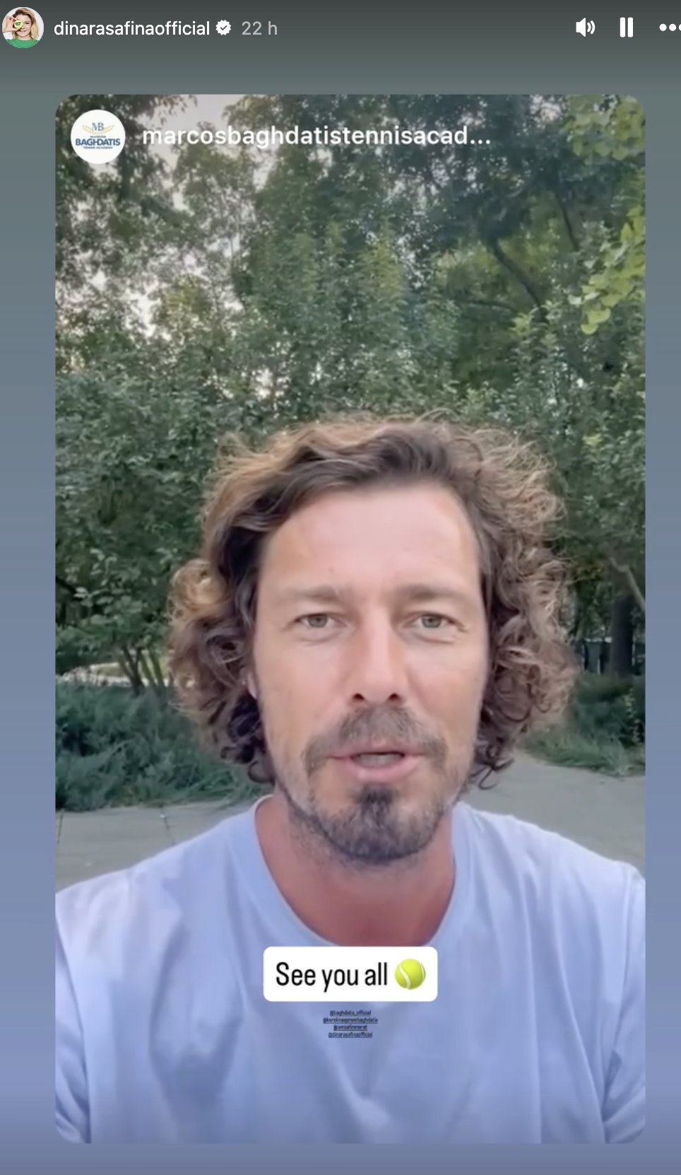前澳网亚军，曾担当吴易昺教练的巴格达蒂斯在老家塞浦路斯开网校了！他和妻子斯普雷姆
