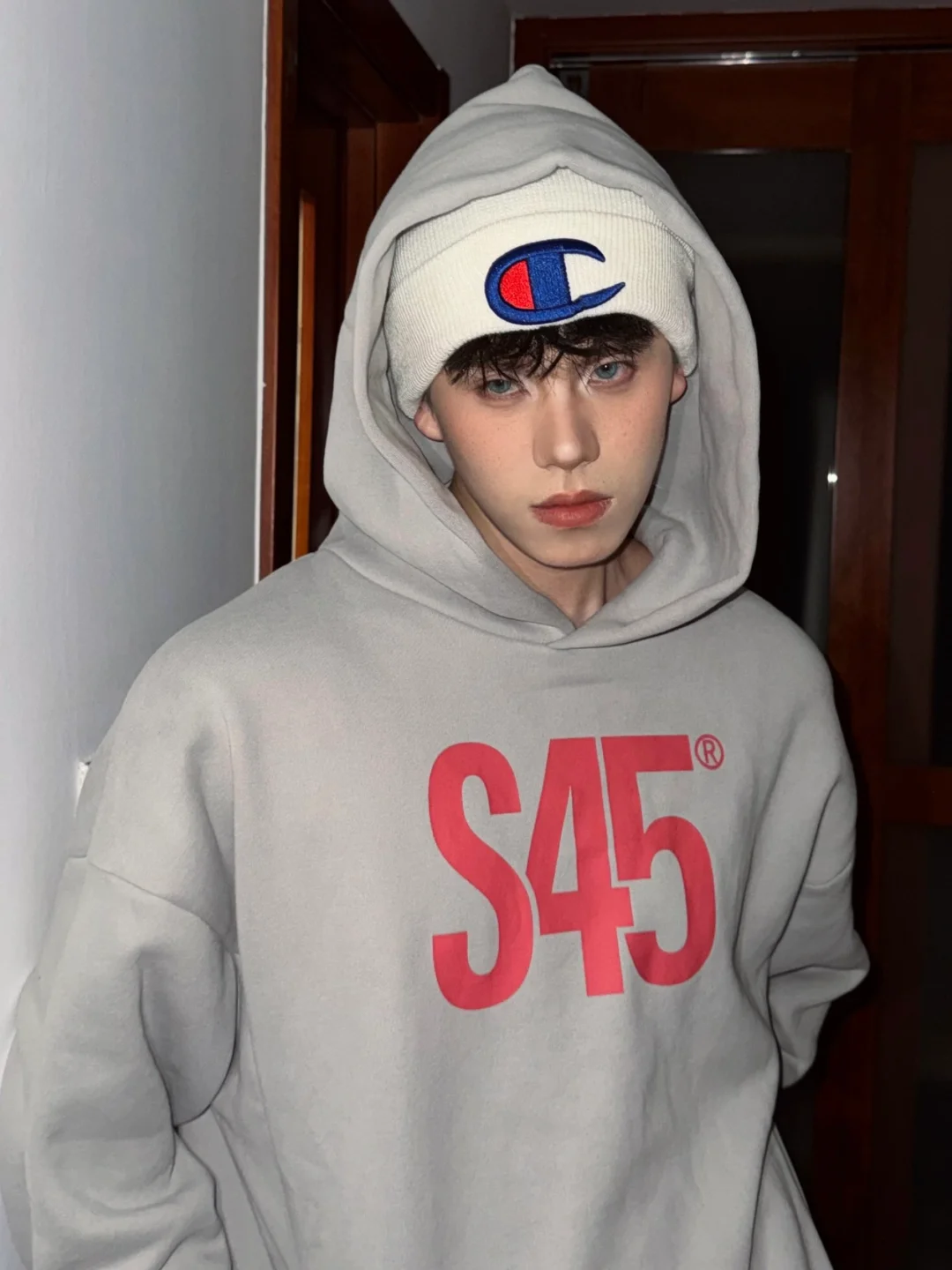 当我尝试了混血妆