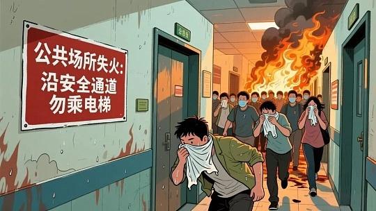 浓烟刺鼻，警报嘶鸣，人群开始骚动——这不是电影场景，而可能发生在任何一个平常的午