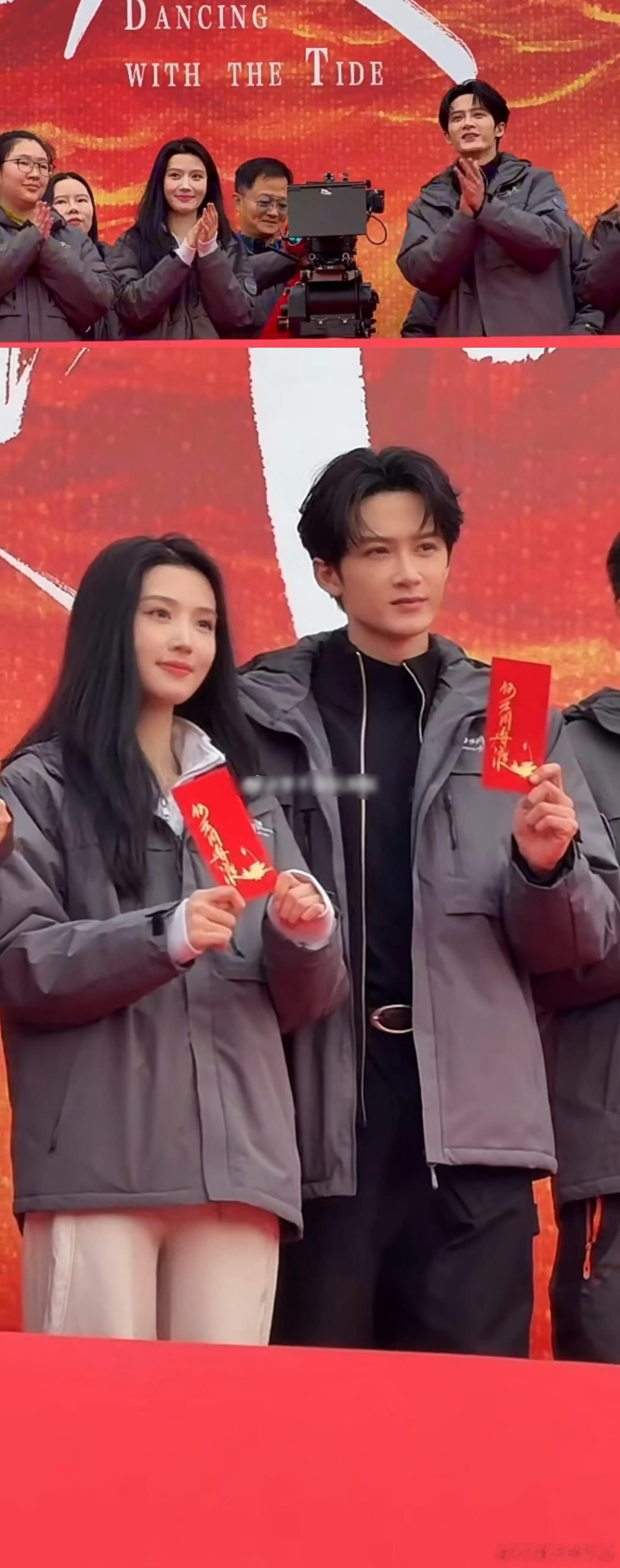 檀健次、卢昱晓《何不同舟渡》开机同框，看起来有cp感吗 