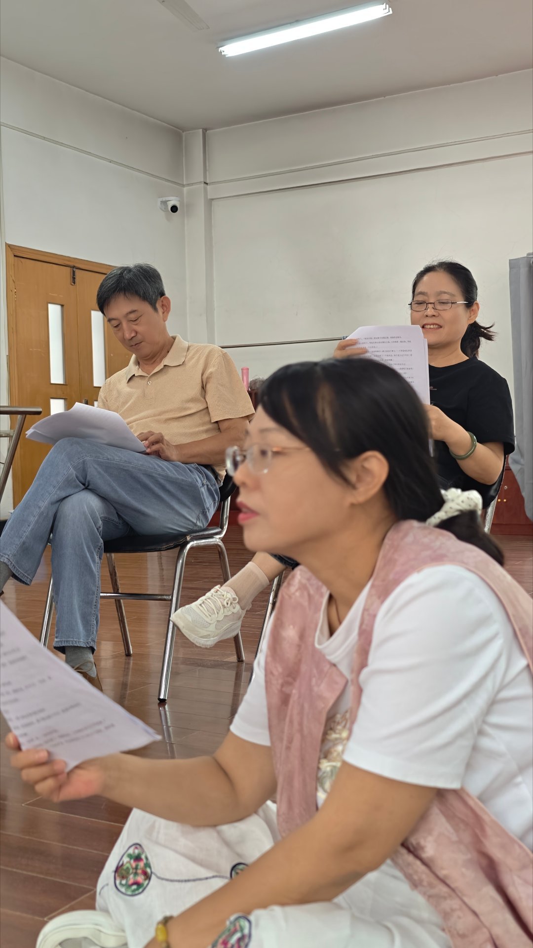 新学期 新面貌一个假期没见，走进老年大学小品话剧班教室那一刻，心忽然就满了。教了