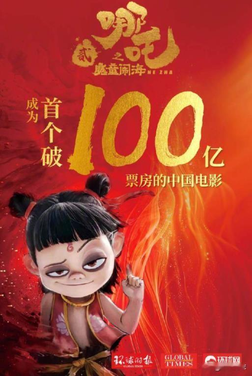 哪吒2票房今天顺利突破100亿。
目前排名世界电影历史票房第17位。
是排名里唯