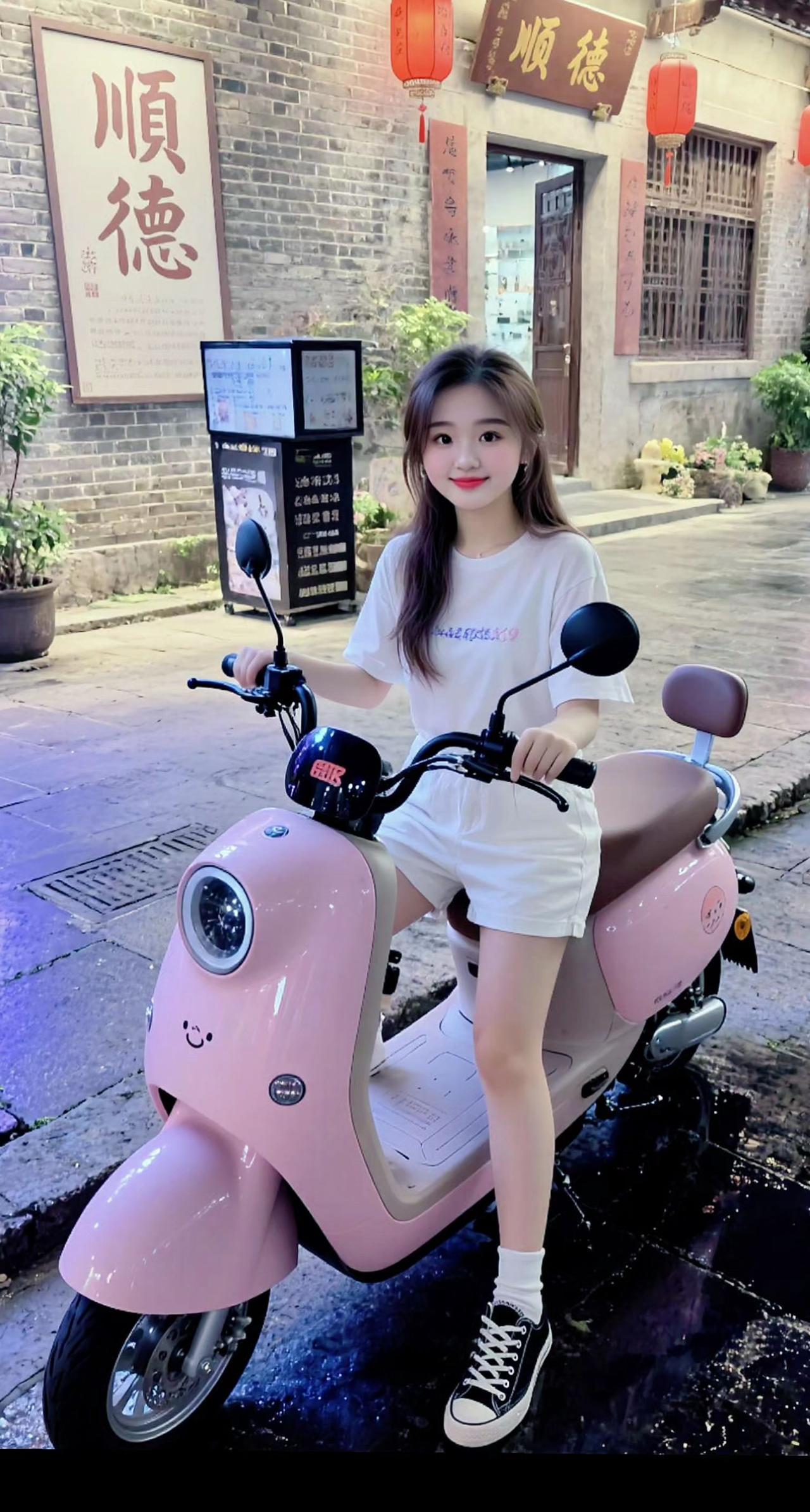 没有情绪没有不高兴也没有不快乐 小电驴氛围感