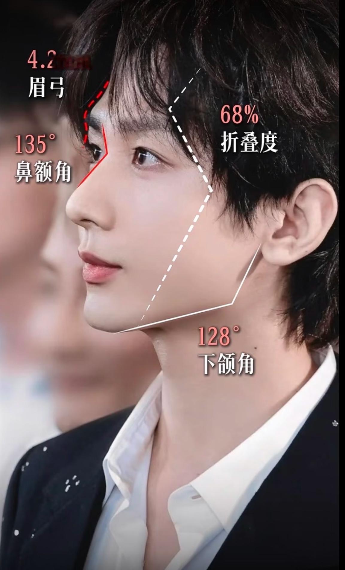 怎么可以长得如此完美，骨相好顶啊，眉眼间太优秀了