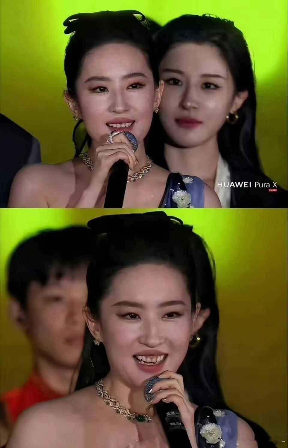 刘亦菲后面的小姐姐是谁啊有没有人安利一下好漂亮