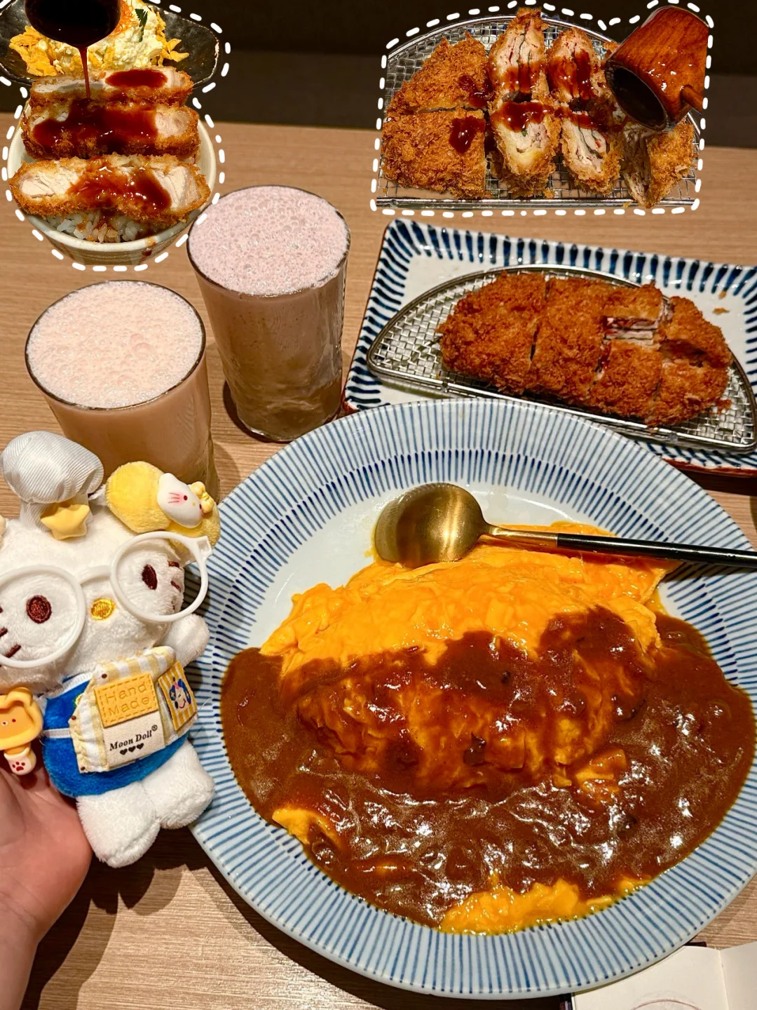 深圳！吃到了，漫画里同款炸猪排饭～