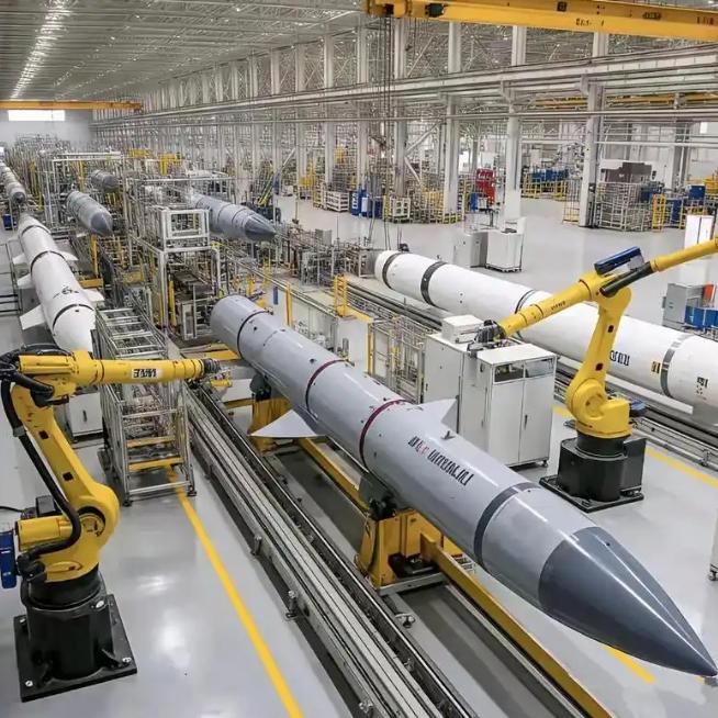 伤害性很大，侮辱性更强。中国罕见地公开了PL-15导弹的全自动生产线，号称一天的