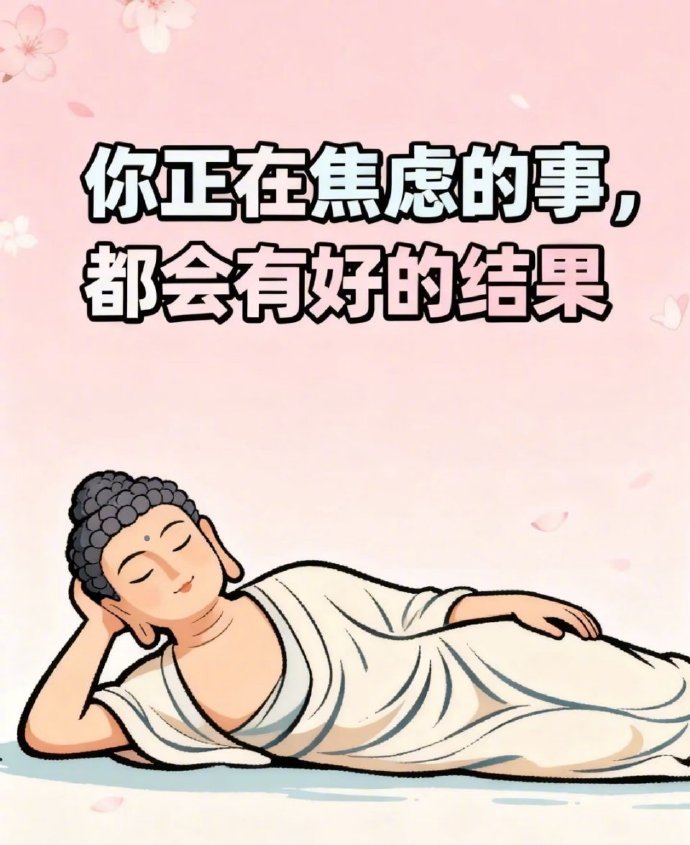 你正在焦虑的事，都会有好的结果 ​​​