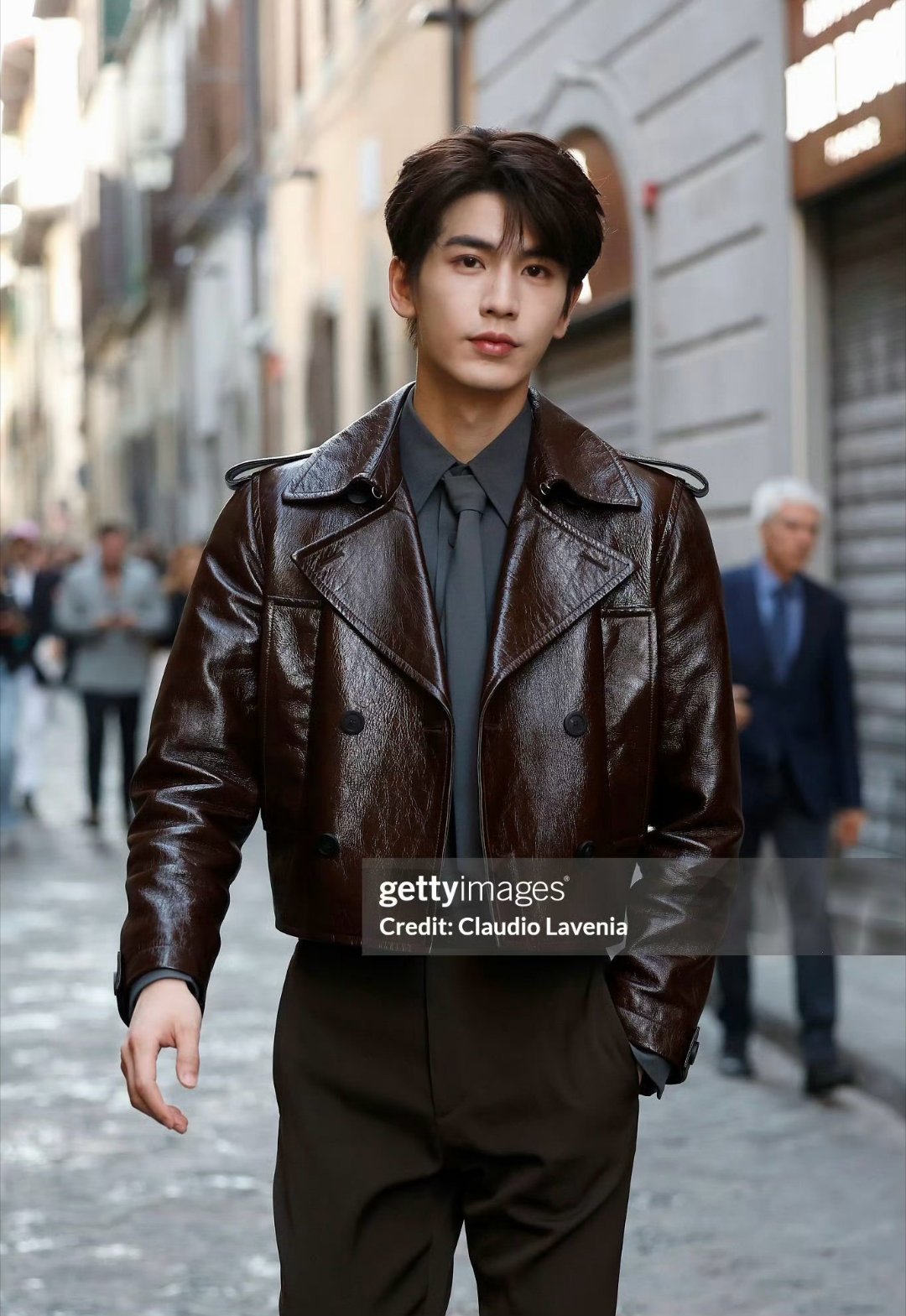 GUCCI早春秀 ​​​张凌赫以 GUCCI 2026 早春大秀双线大使的身份闪