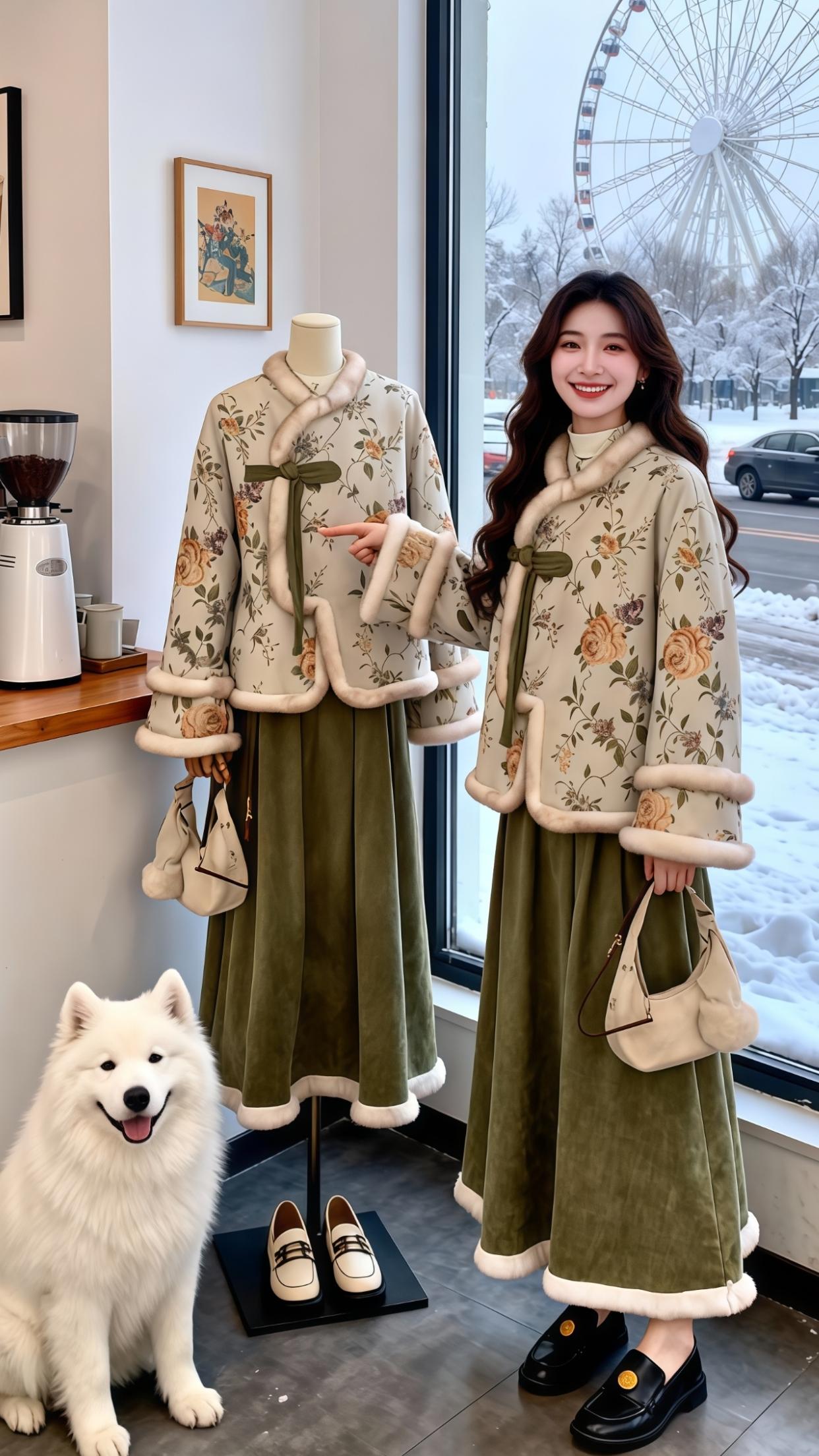 小个子穿搭 复古穿搭  精致穿搭 气质女神穿搭 新中式穿搭