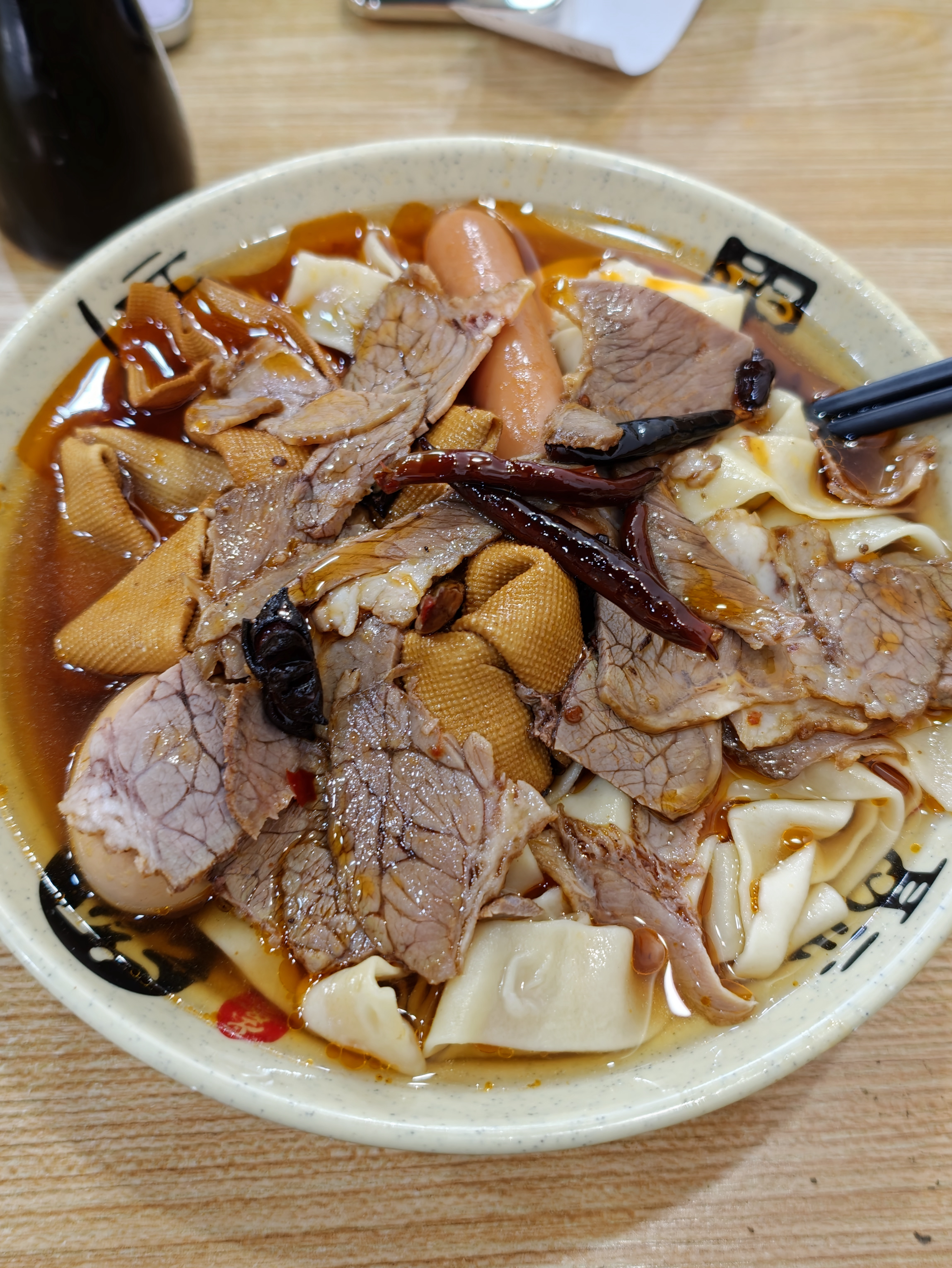 练后餐，来一顿正宗石家庄安徽牛肉板面