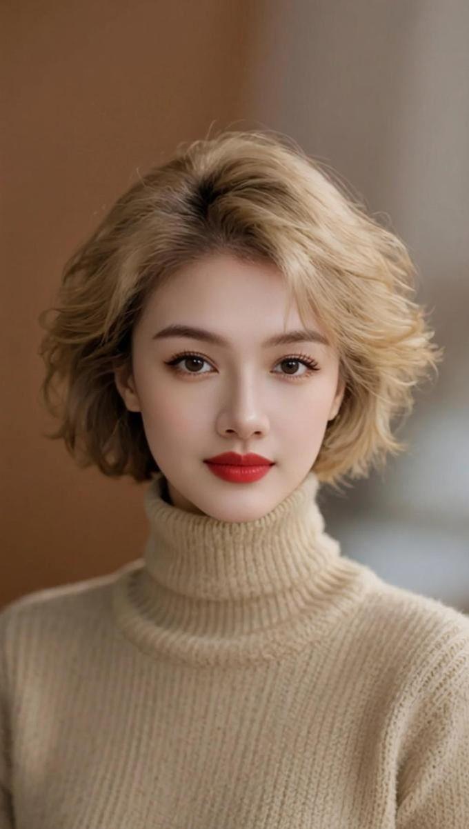 AI暖棕气质写真 抖音ai创作 欧美风 优雅气质 高级感写真