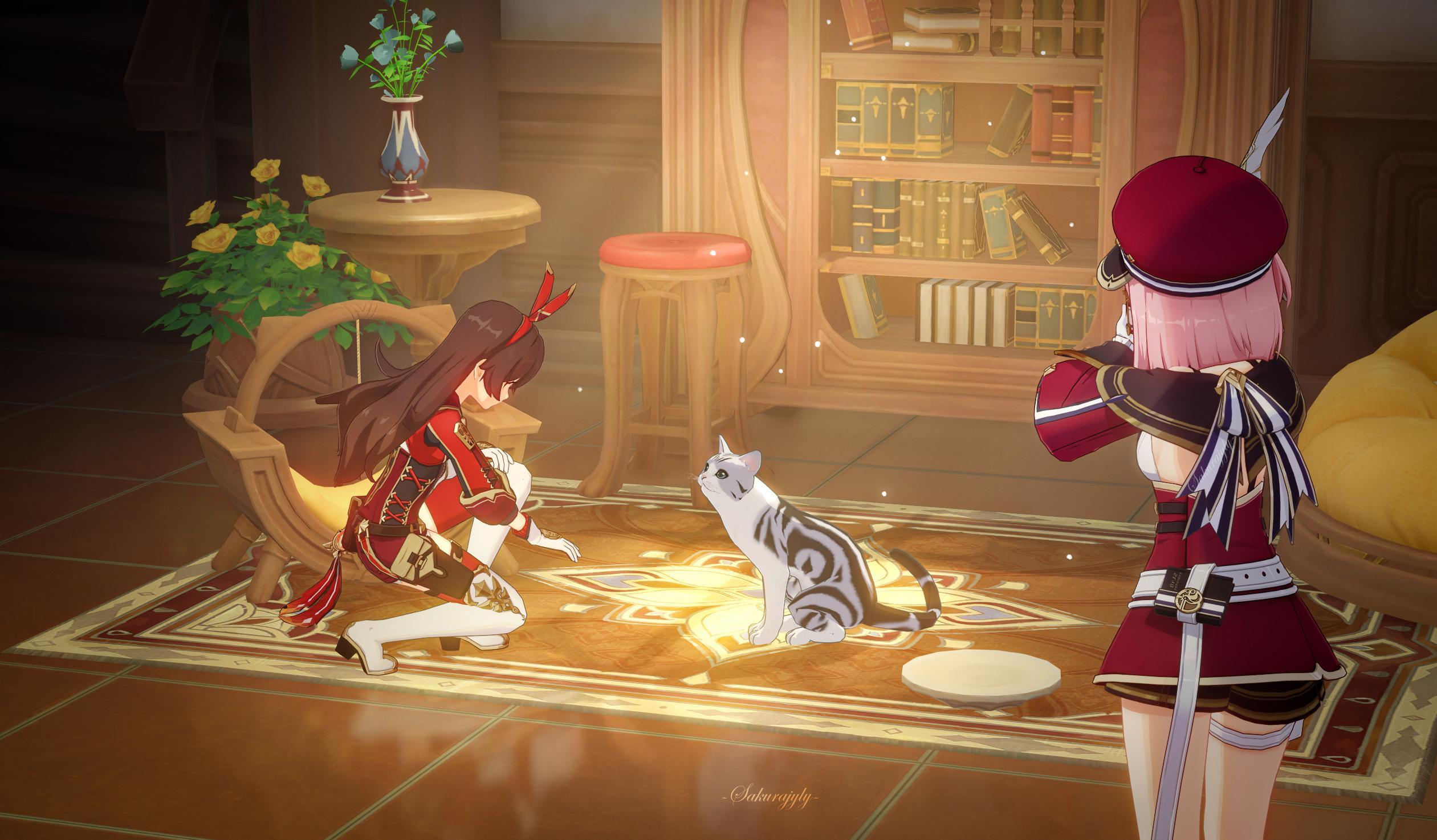 #原神[超话]##原神4.5版本二创##原神4.5版本# ​​​猫茸茸城堡里的一