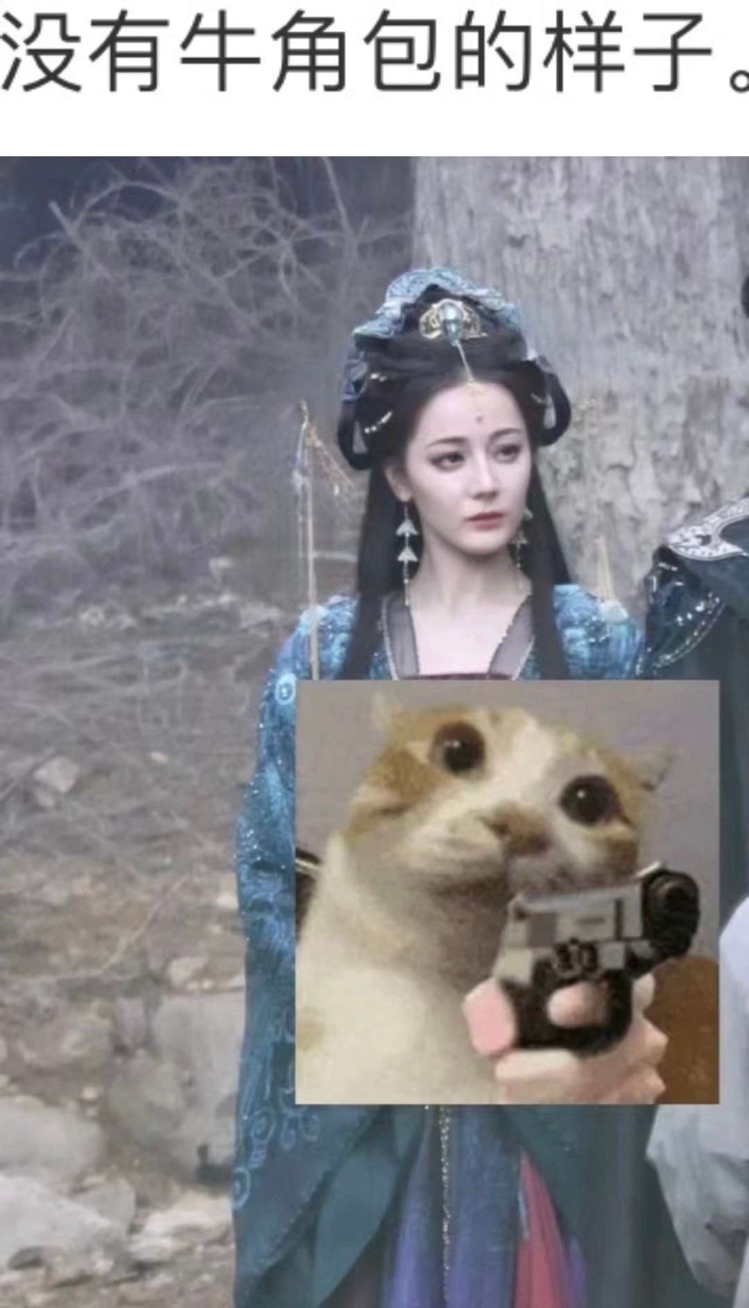 迪丽热巴造型师怎么搞的，造型多了俩牛角包更难看了 ​​​