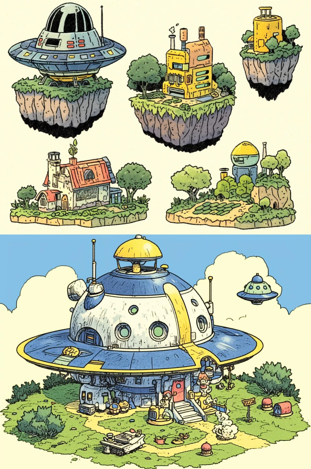 幽浮小镇/风和日丽的田园生活