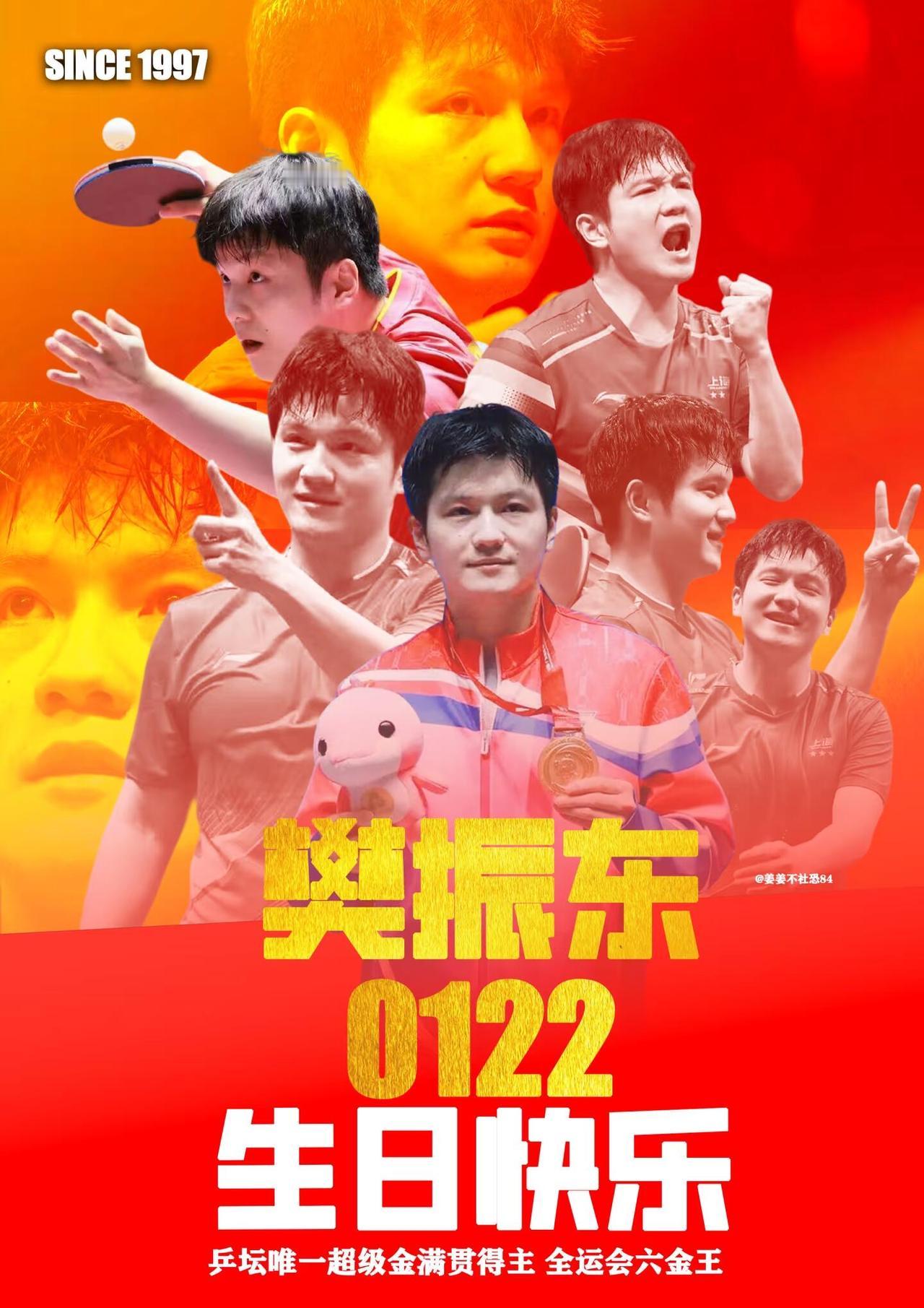 樊振东生日快乐，29岁来了，风风火火，必须更上一层楼！
少年当有凌云志 不负韶华