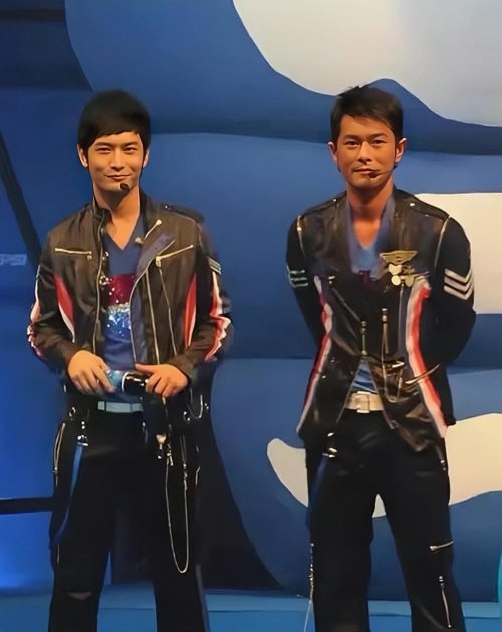 古天乐与黄晓明古早合影，两代“杨过”同框的画面，太帅啦。

2008年到2025