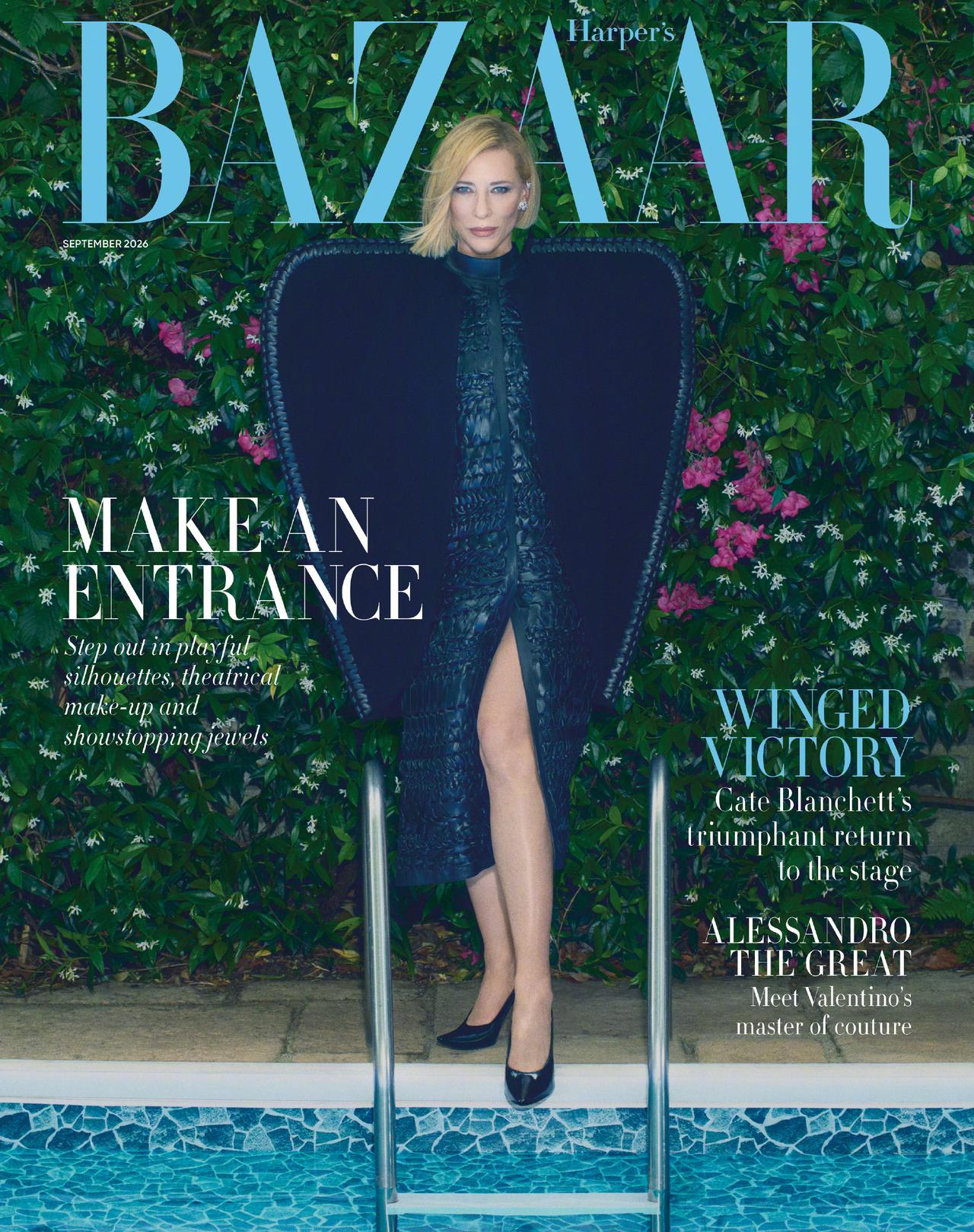 Harper's Bazaar UK 英国版时尚芭莎九月刊封面人物，“大魔王” 