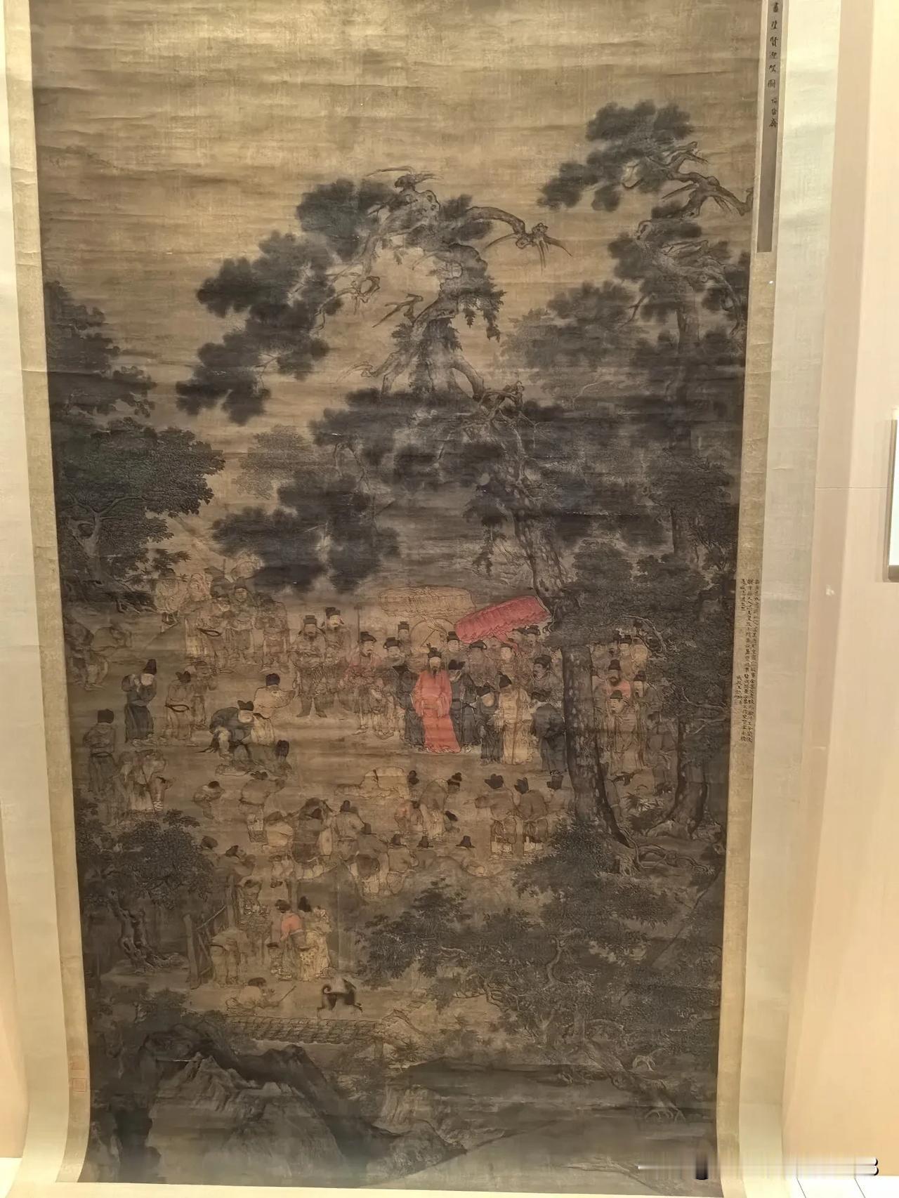 南宋的《望贤迎驾图》轴，上次展出是60年前。

“安史之乱”长安陷落后，唐玄宗李