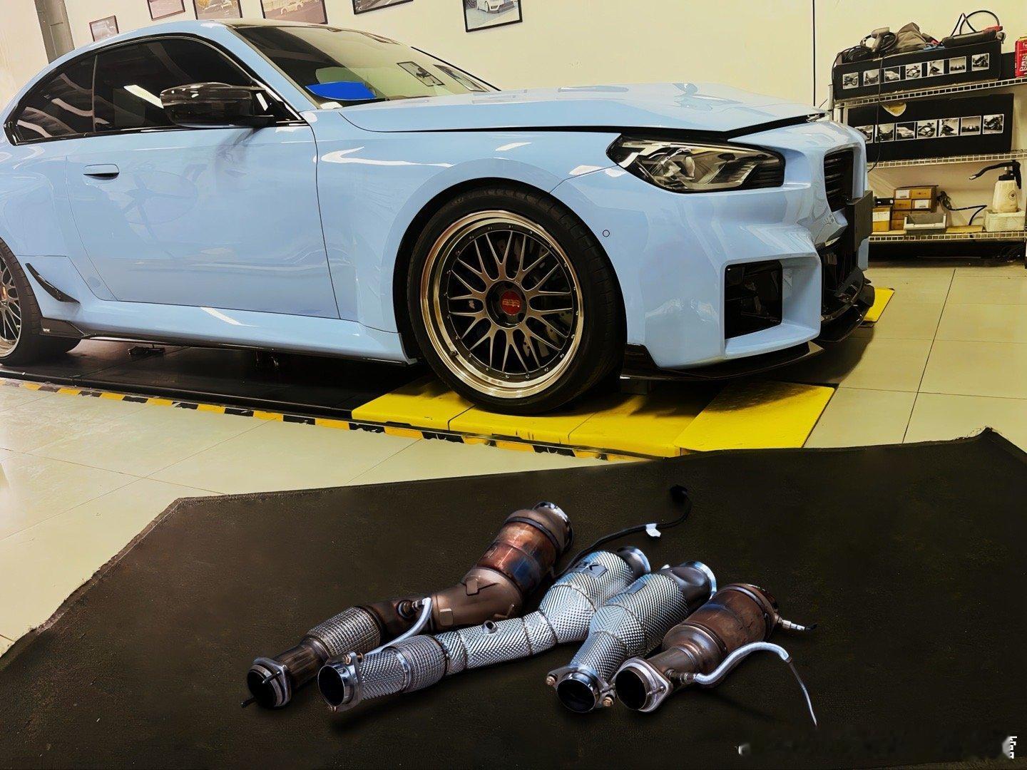 BMW 宝马M2 G87升级CSK隔热三元头段200目 ，释放M-power该有