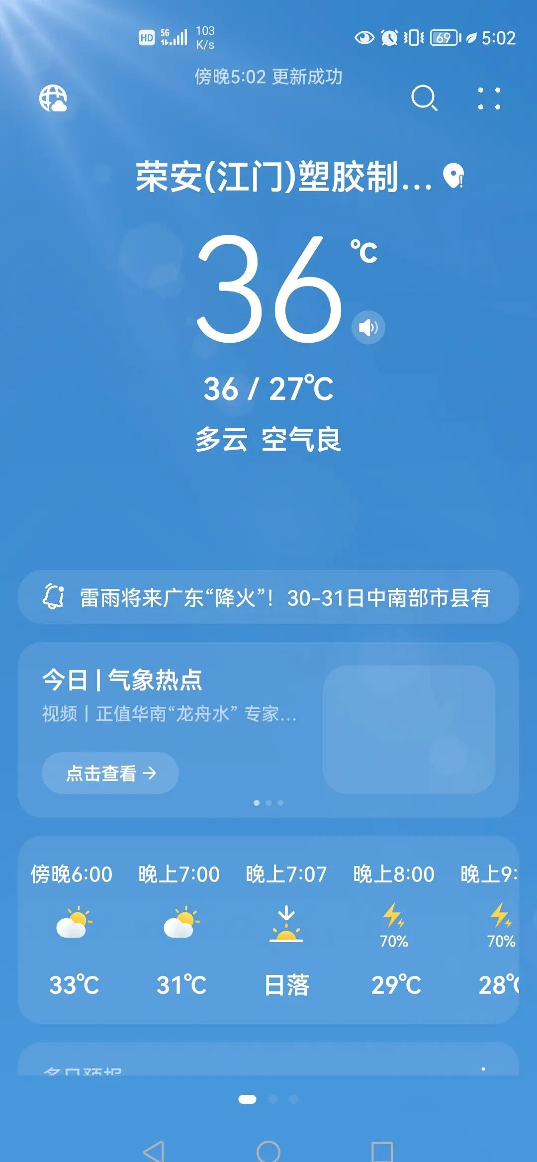 这个天气，早上像清蒸，中午像爆炒。晚上像红烧把情绪藏进黑白里