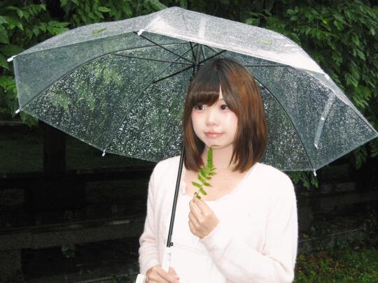 这雨真的太适合拍照了☔️