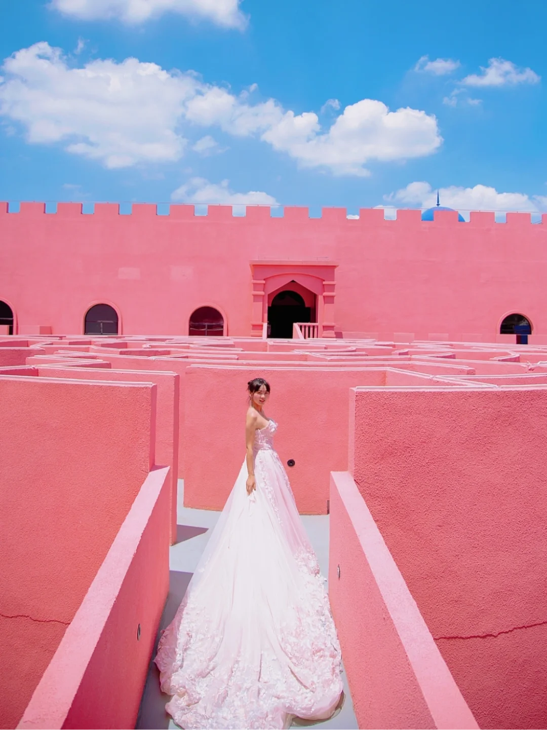 跟着王嘉尔去打卡｜杭州粉红城堡超出片！