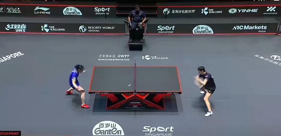 硬气！王曼昱4-2强势晋级四强，11连胜压制对手太提气
 
太稳了！🏓️WTT