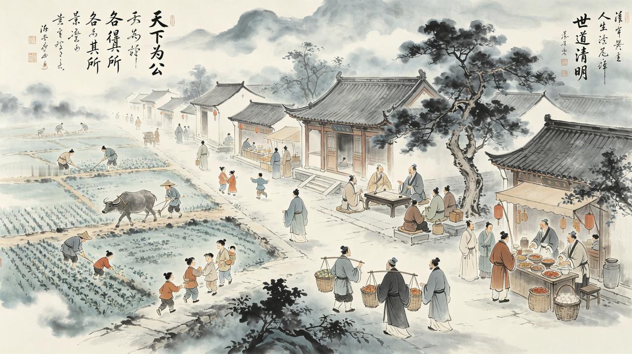 何谓理想的社会制度何为理想的社会制度，不在严苛管控，亦非放任无序。古人云“大道之