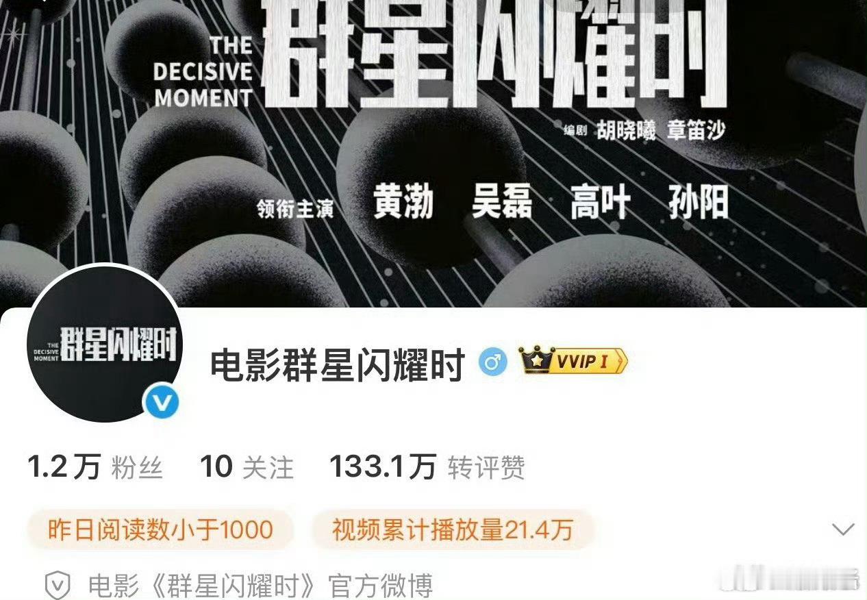 吴磊群星闪耀时或将空降春节档吴磊群星闪耀时官博开通会员 看这阵容，春节档有救了 