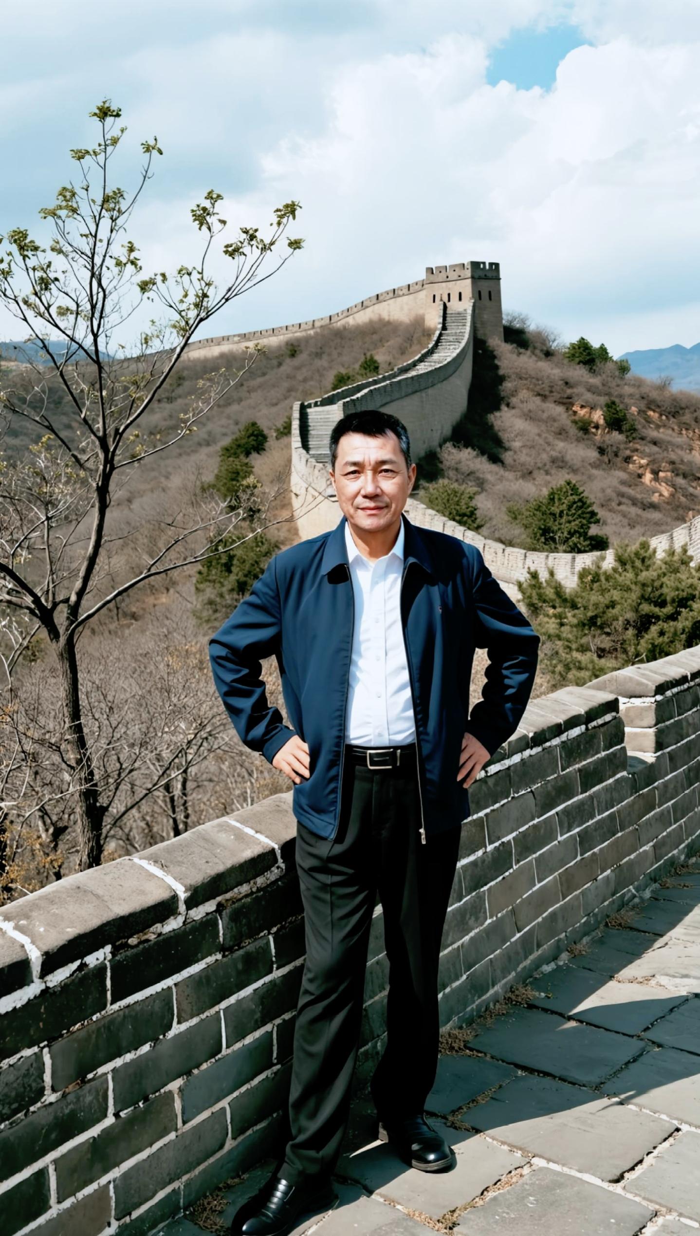AI长城随拍 随变ai随便玩