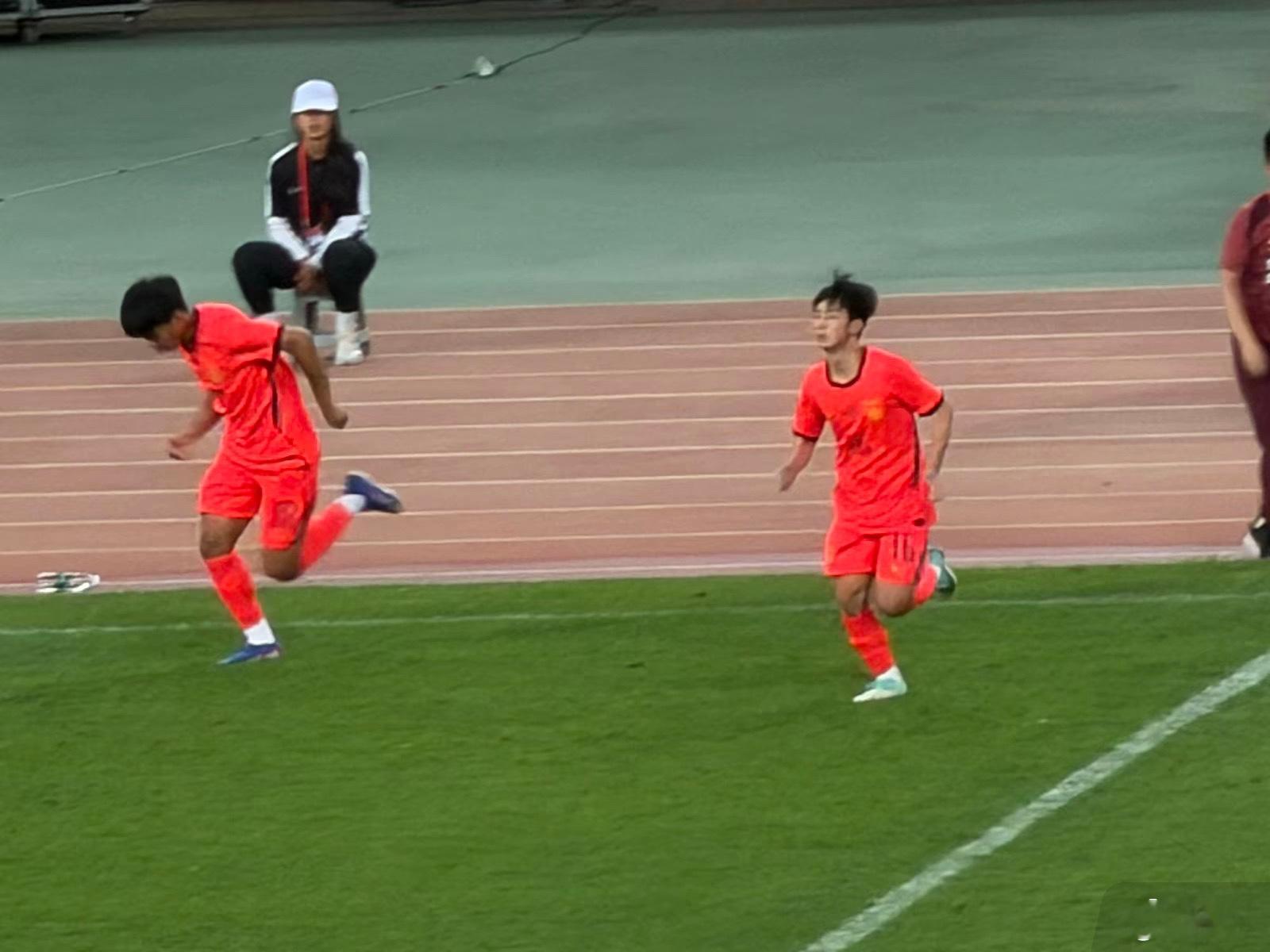 首次U17国家队替补登场时刻 