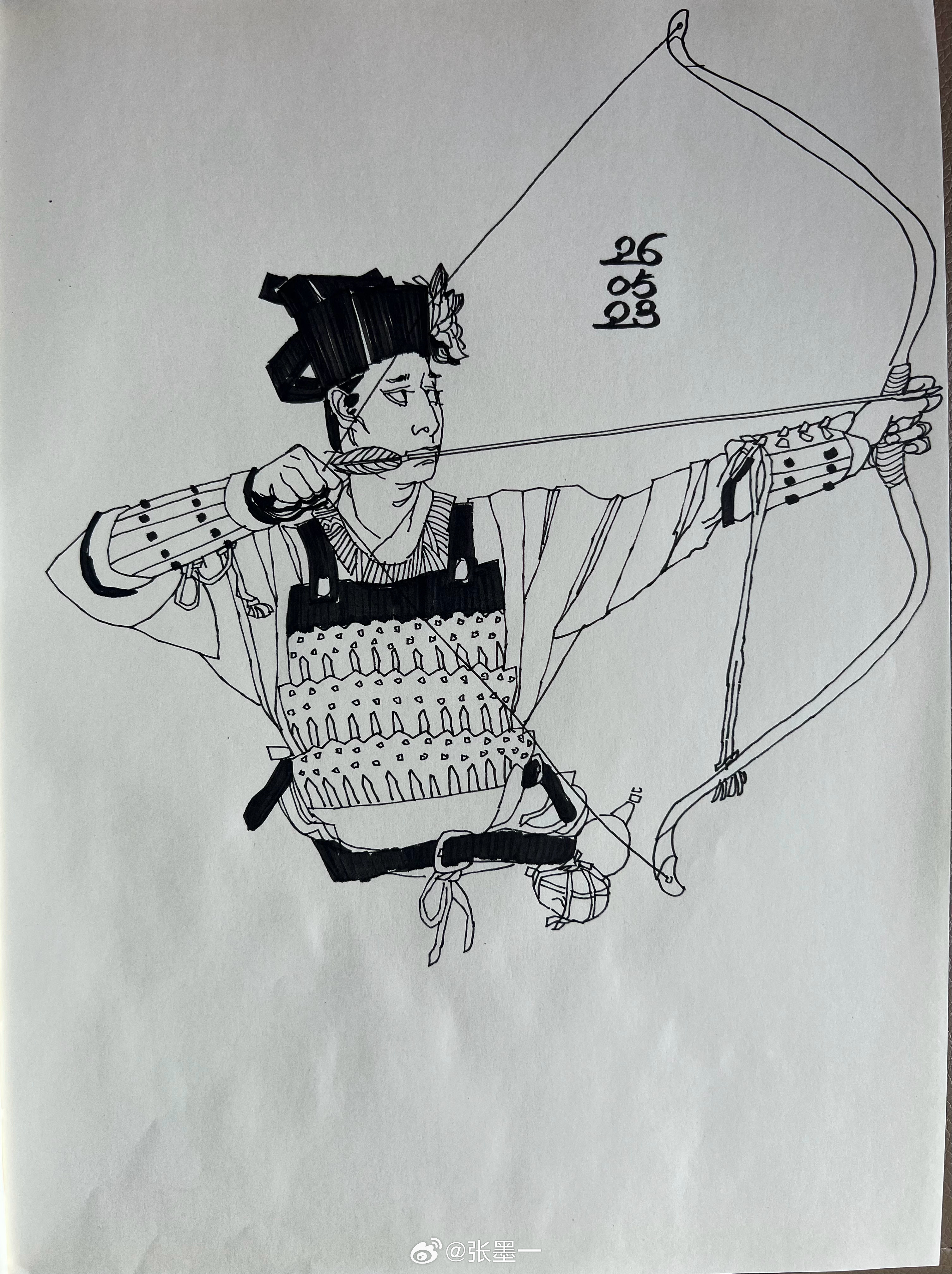 速写.二郎搜山 