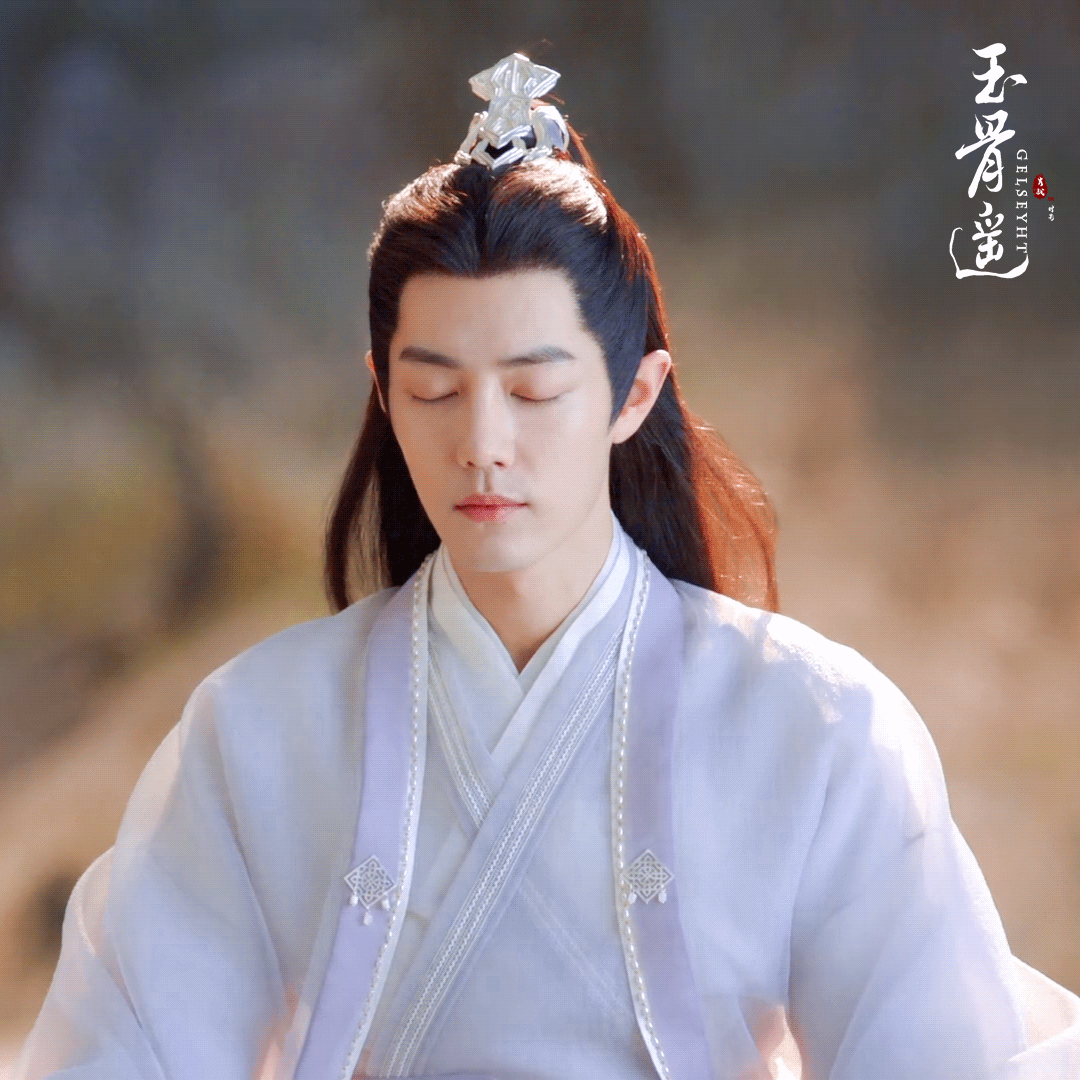玉骨遥肖战玉骨遥 肖战时影 时影完全长在了我的审美点上，真的越看越上头