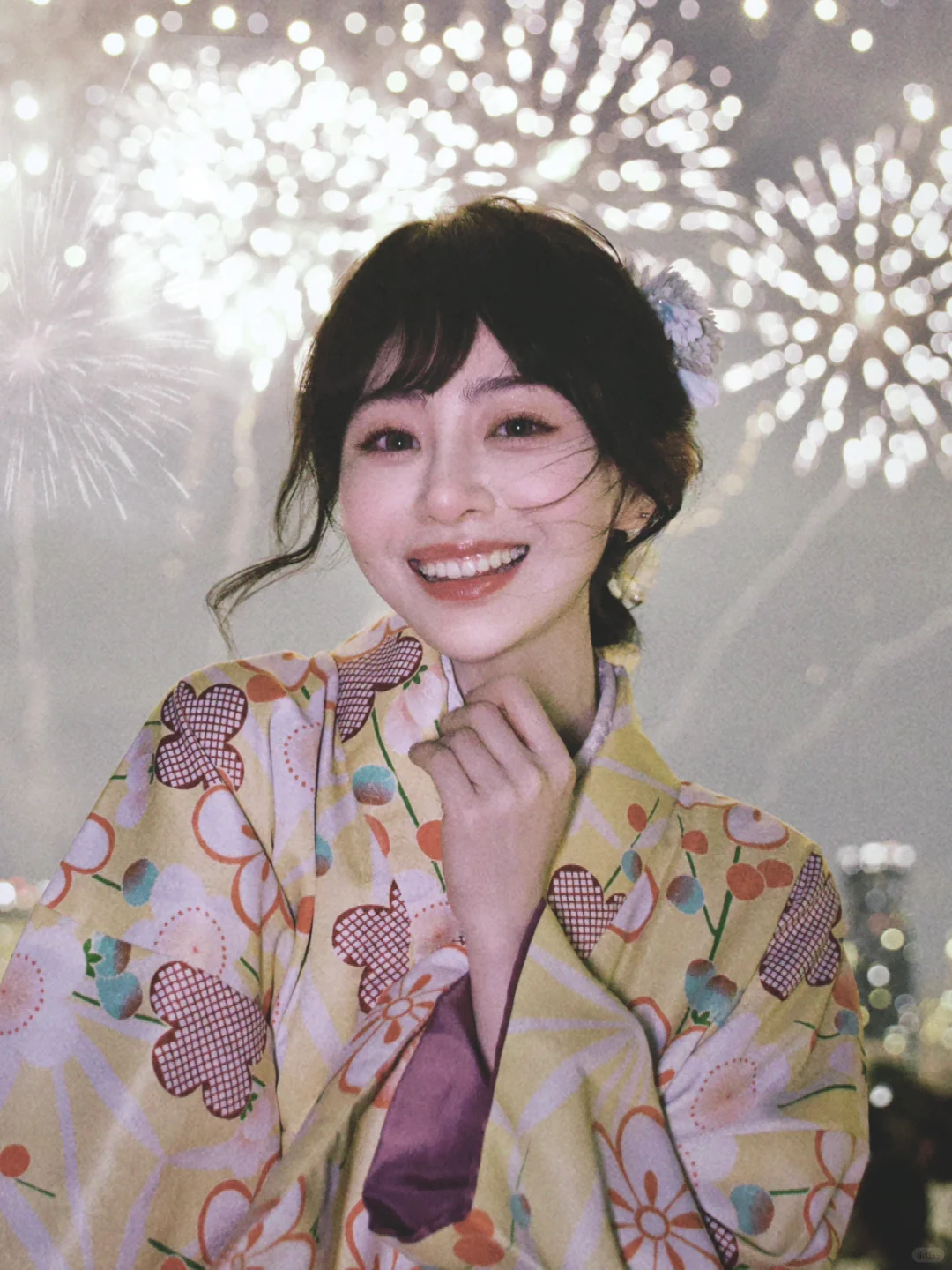 夏天结束的时候 和喜欢的人去了花火大会