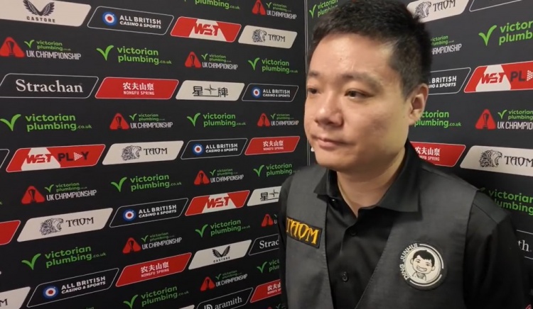 丁俊晖谈对阵特鲁姆普：没有比这更难的比赛了，只能一杆一杆去打