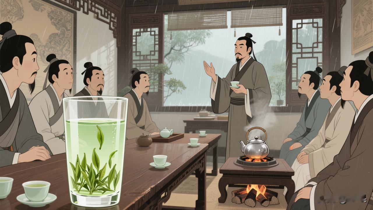 赏析：这幅下联“茶，品茶，品香茶”与上联“酒，喝酒，喝喜酒”相映成趣。上联以“酒
