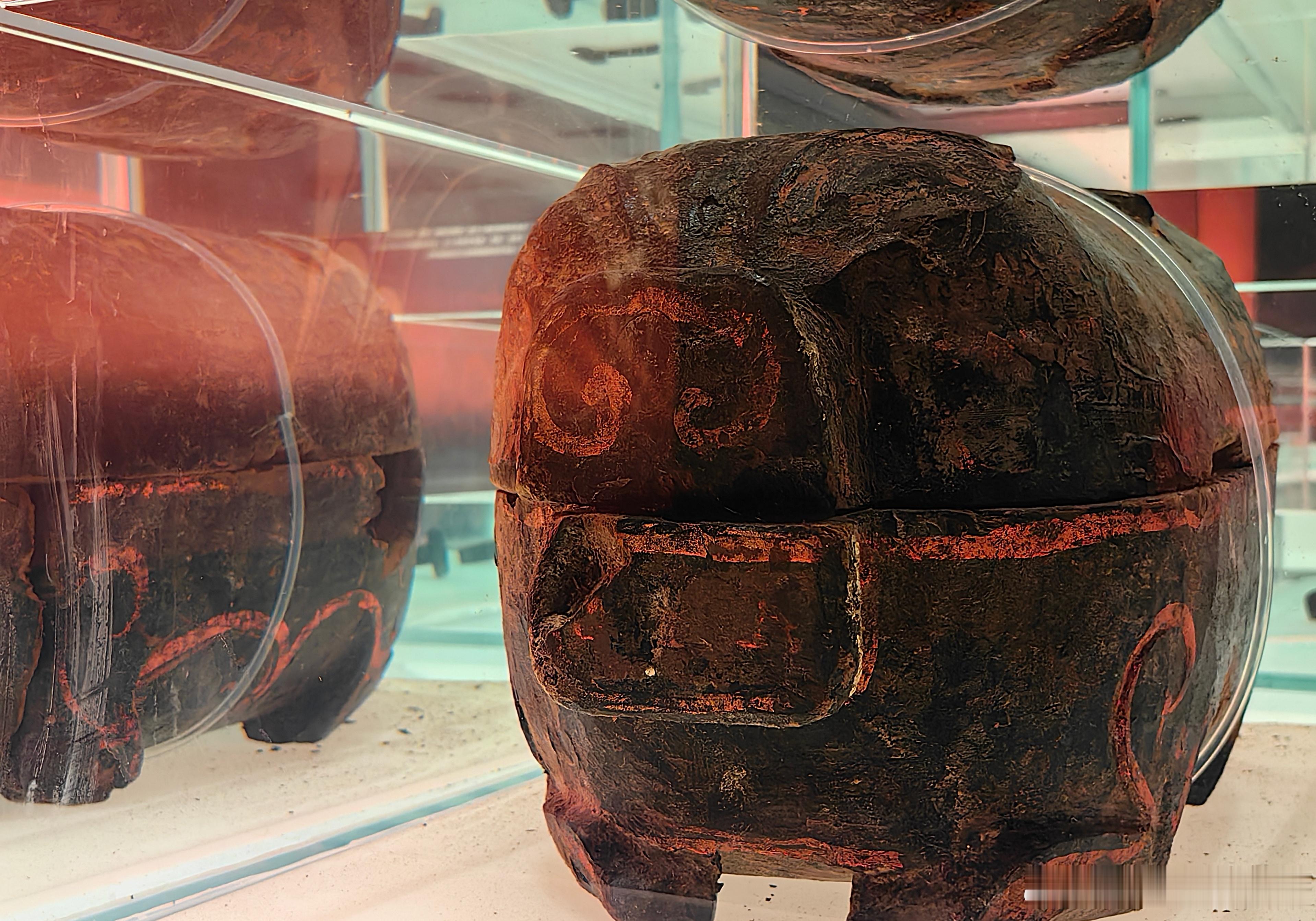 我的2026 【遇见考烈王-安徽淮南武王墩一号墓考古成果展】彩绘猪形漆木盒·战国