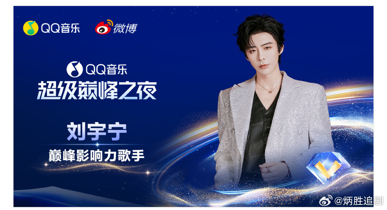 恭喜刘宇宁获得巅峰影响力歌手！影视剧集！综艺！音乐！门门都是满分答卷