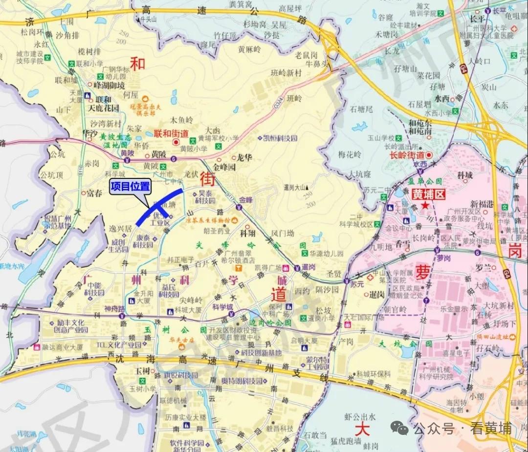 黄埔区神舟路(斑鱼塘路-崖鹰石路段)市政道路工程包含神舟路与荔枝山路两条道路招标